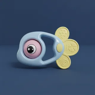 Fish rattle - HappyTeeth™ Baby Rattle & Teether