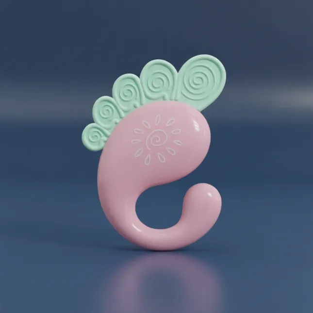 Foot rattle - HappyTeeth™ Baby Rattle & Teether