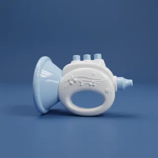 Fun Horn - HappyTeeth™ Baby Rattle & Teether