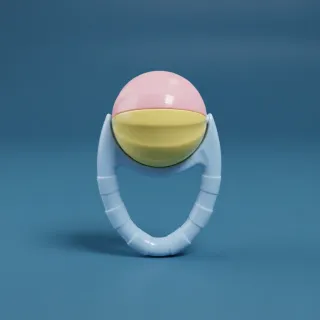 Sand ball rattle - HappyTeeth™ Baby Rattle & Teether