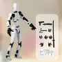 T13 Articulated Action Figure - Multi-Jointed Movable Robot Dummy with Weapons