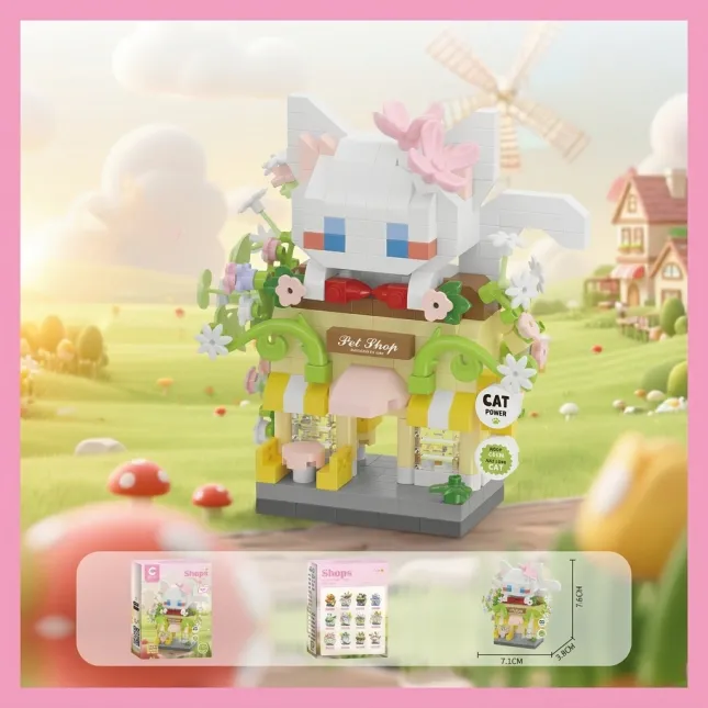 Pet Shop Mini Building Block Set