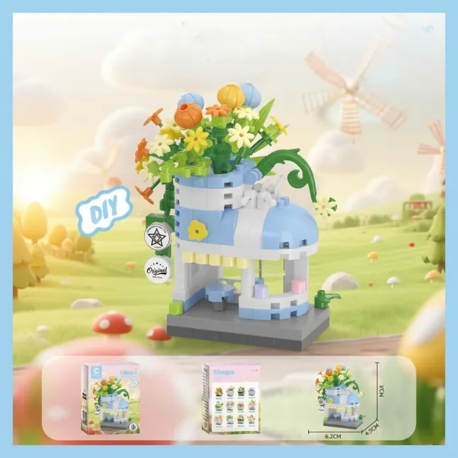 Shoe Store Mini Building Block Set