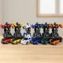 Bugatti One-Button Transforming Robot Car Toy