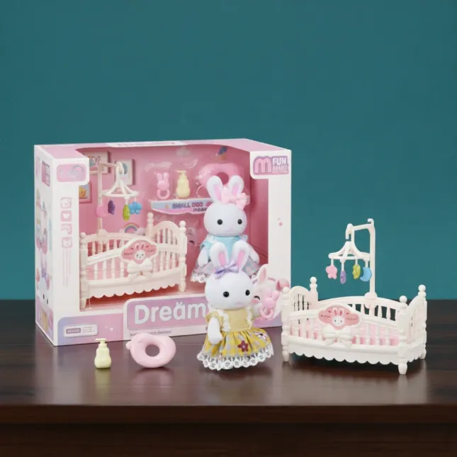 Little Rabbit Play Toy - Baby Crib