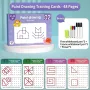 Kids Dot-to-Dot Shape Drawing Card Set — Stage 02 (48 Pages)