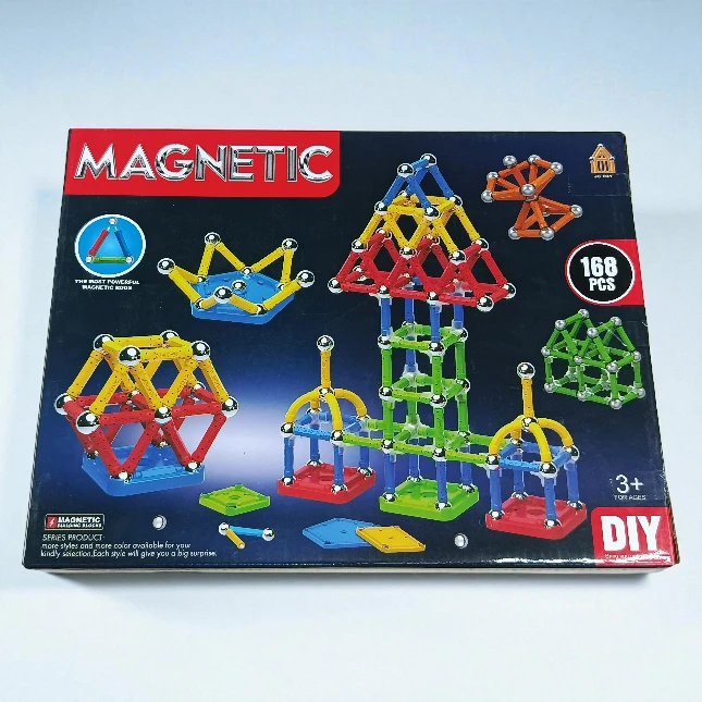 Magnetic Games Building Set – 168 pcs